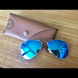 LIKE NEW - Ray Ban Flash Aviators